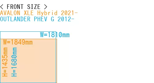 #AVALON XLE Hybrid 2021- + OUTLANDER PHEV G 2012-